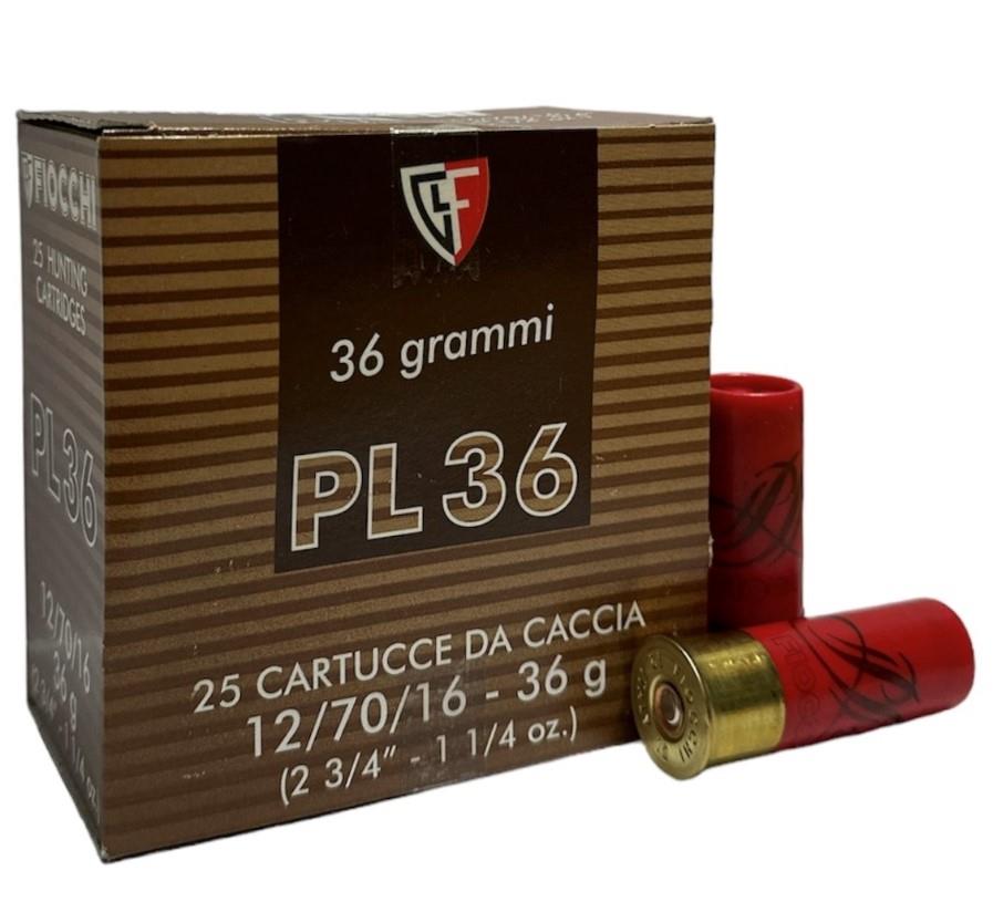 Cartucho Fiocchi Cal.12/70 PL36 36grs P6 c/25 | 00829 | Armería Sistach