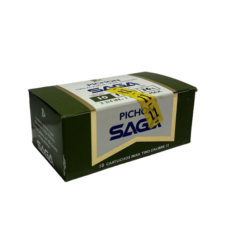 Cartucho SAGA PICHON BECADA C.12 36GR C/10 P11 | 00928 | Armería Sistach
