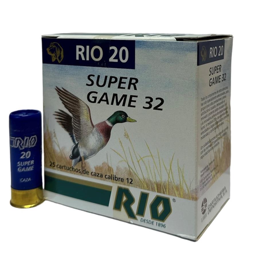 Cartucho RIO 20 C.12 SUPER GAME 32GR C/25 P5 | 00881 | Armería Sistach