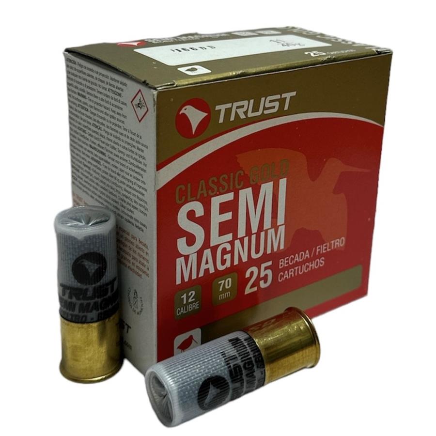 Cartucho TRUST SEMI MAGNUM FIELTRO-BECADA 40GR C/25 P11 | 00575 | Armería Sistach