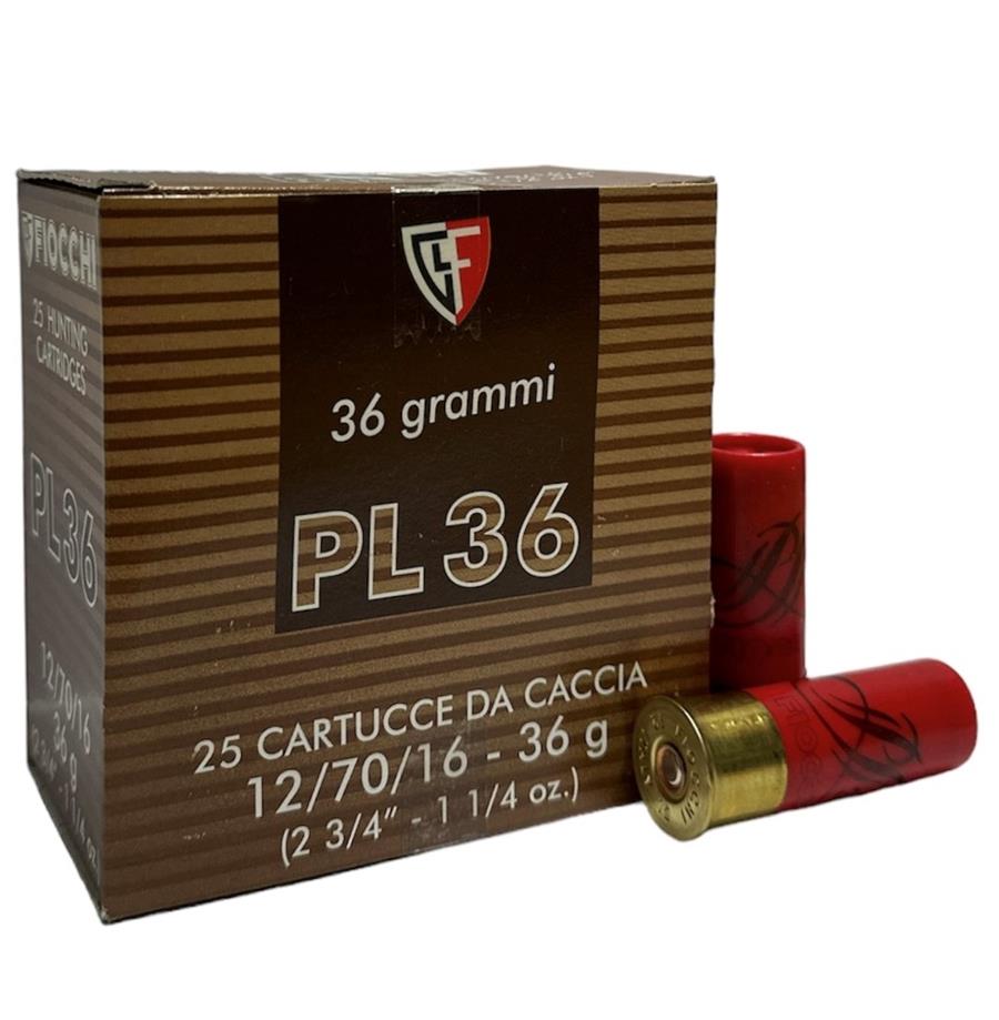 Cartucho Fiocchi Cal.12/70 PL36 36grs P5 c/25 | 00732 | Armería Sistach