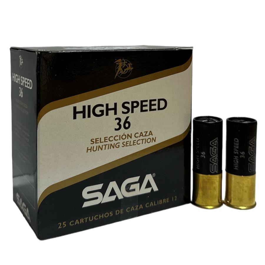 Cartucho SAGA HIGH SPEED C.12  36GR C/25 P6 | 00567 | Armería Sistach