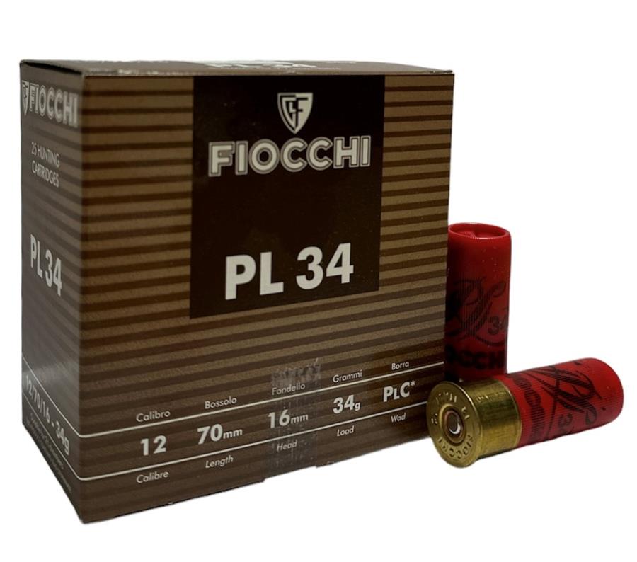 Cartucho FIOCCHI C.12 PL 34GR C/25 P5 | 05663 | Armería Sistach