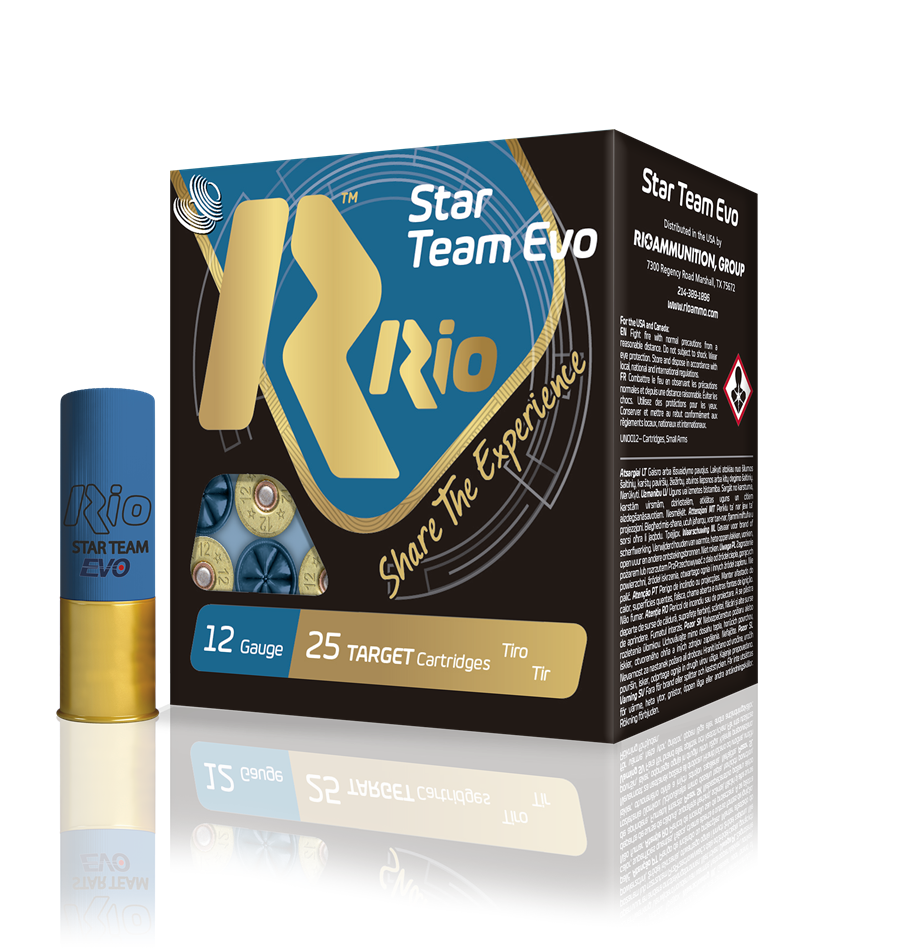 Cartucho Rio Star Team EVO 24gr P7,5 C/25 | MAXR2244018230 | Armería Sistach