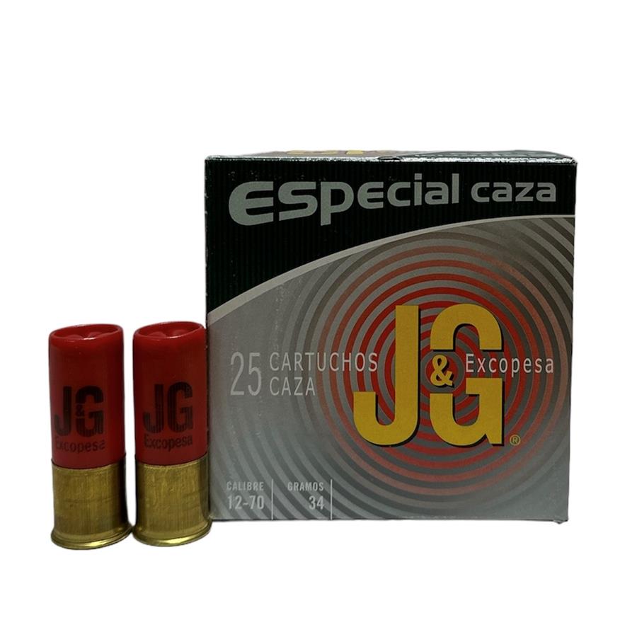Cartucho JG ESP.CAZA P6 34GR C/25 | 07801 | Armería Sistach